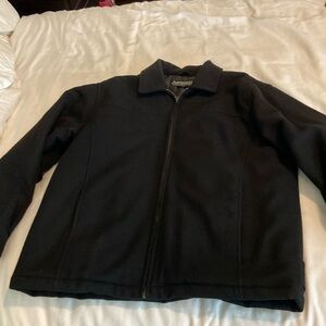 Black Wool Blend Jacket